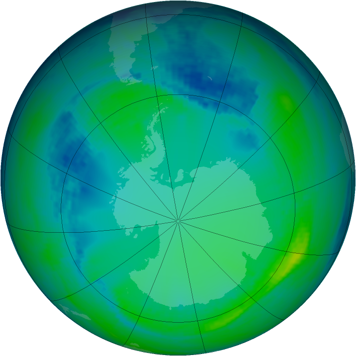 Ozone Map 2004-07-28